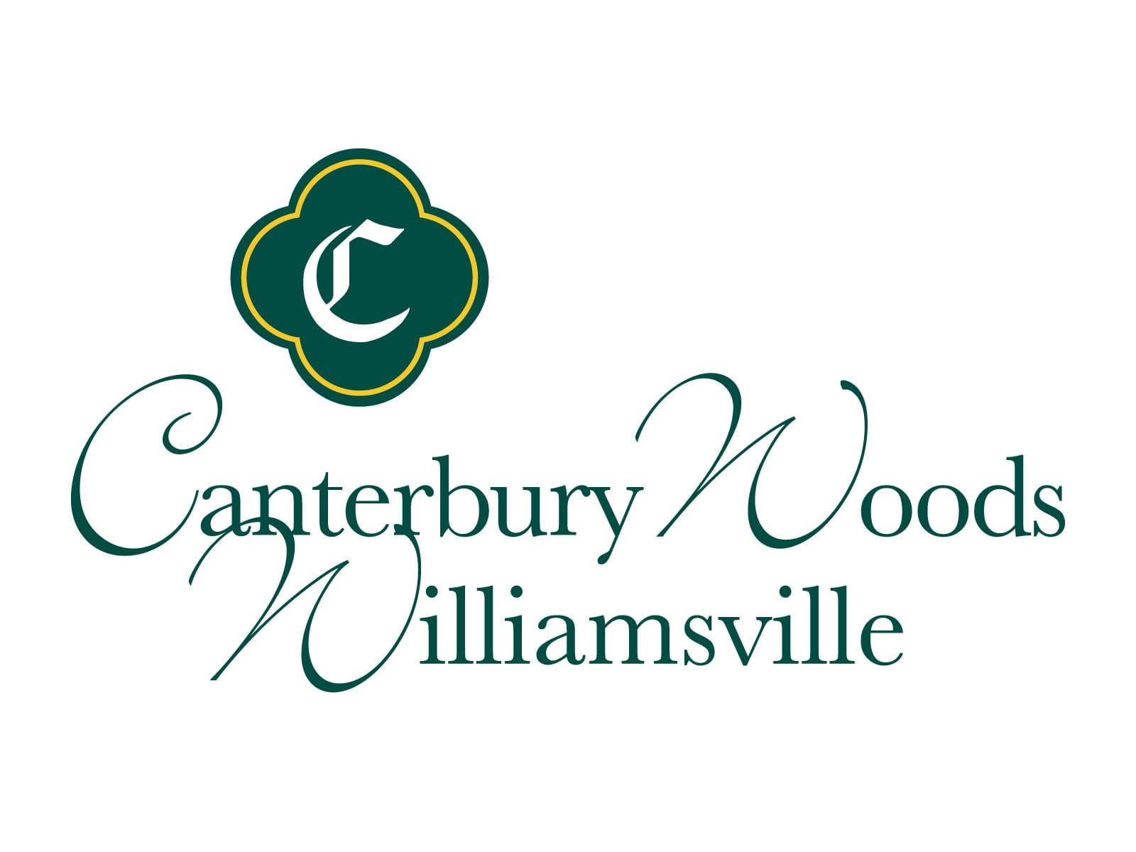Canterbury woods williamsville logo